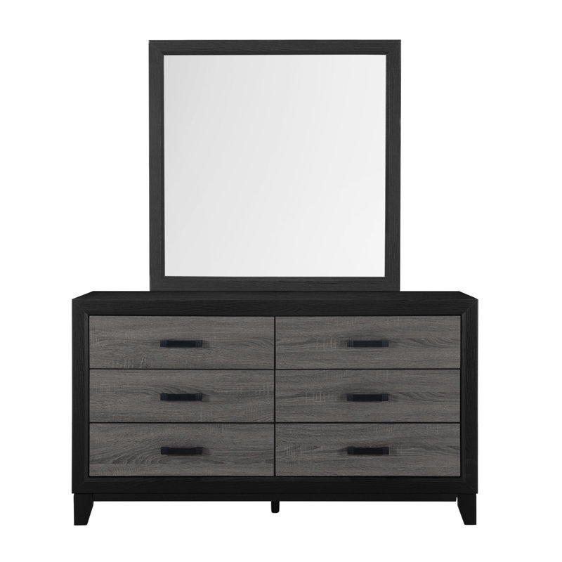 ROBE GRIS ET NOIR SOLUTO (Commode)