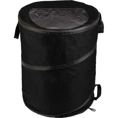 Wakeman Outdoors Outdoor Trash Can - 46 Gallon Collapsible Garbage Can - Indoor or Kitchen Trash Can, Pop Up Trash Can for Camping, Storage, Laundry, or Yard Waste