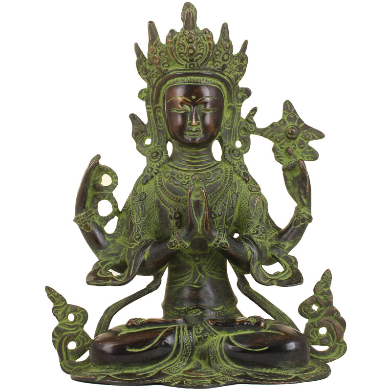 Statue à quatre bras Avalokiteshvara