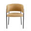 19 " H Upholstered Metal Armchair