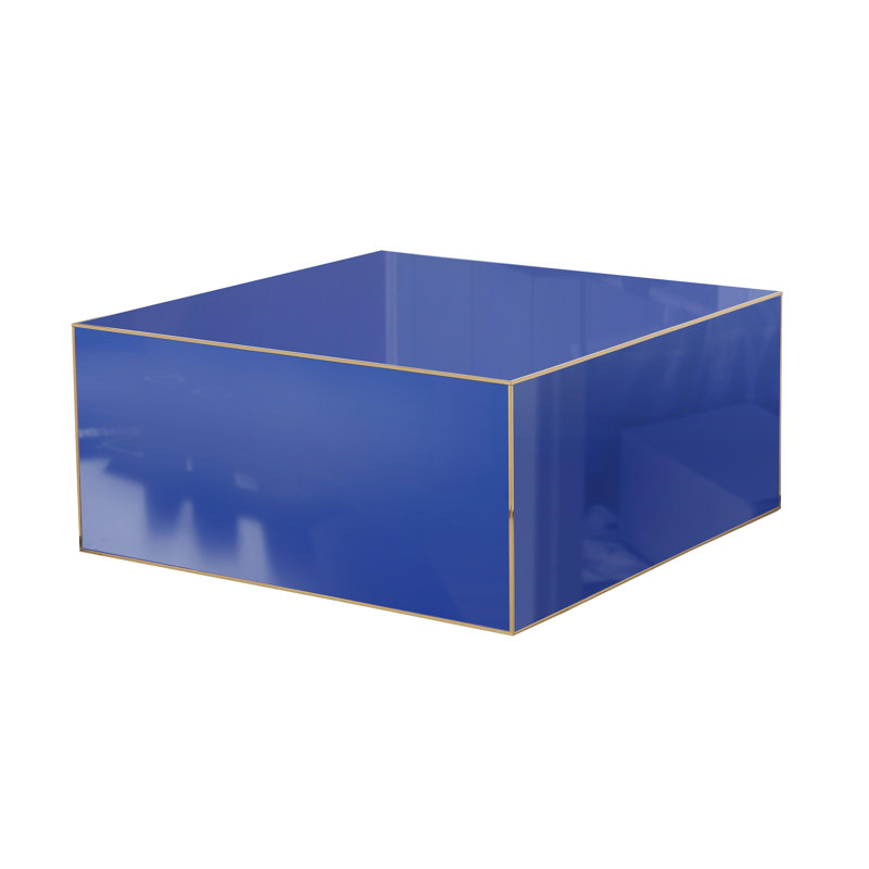 Table basse Block, Bleu