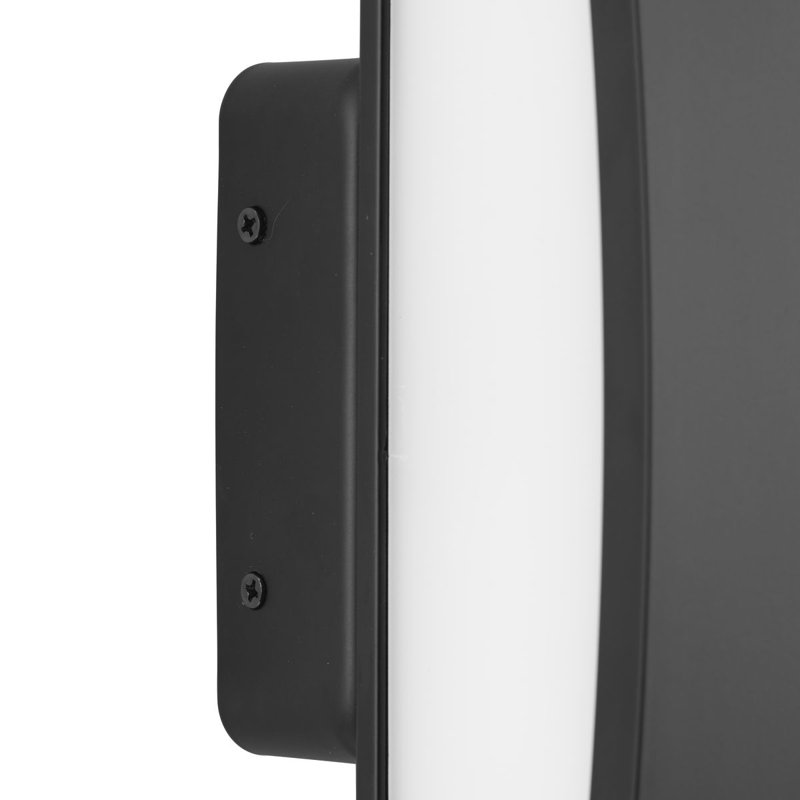 Curvity 24" Matte Black Aluminum LED Vanity Light