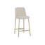 Clifton Upholstered Stool with Solid Wood Frame-605829428