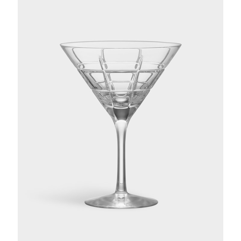 Street Crystal Martini Glass