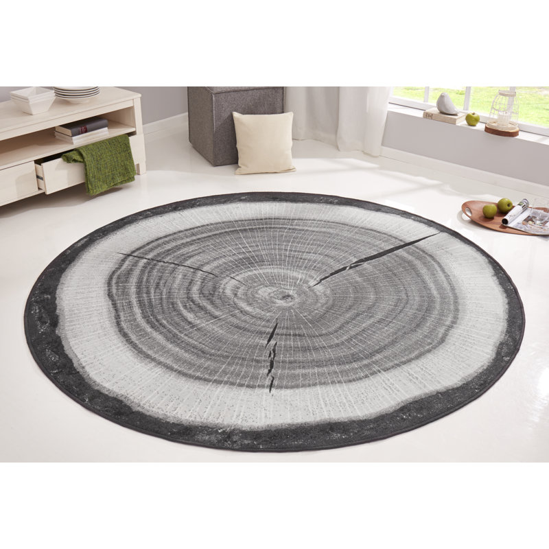 Bastia Machine Woven Indoor Rug, Round 100cm