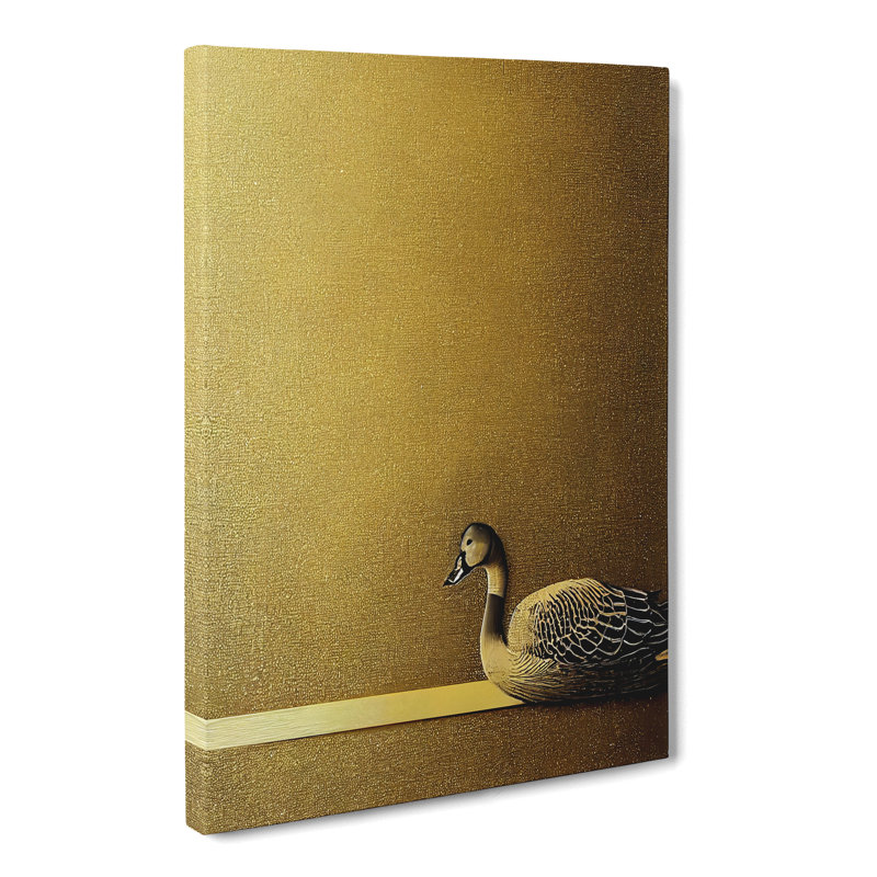 CAN-V0523-1104X Goose Gold - Wrapped Canvas Print, 60cm H x 40cm W x 3cm D