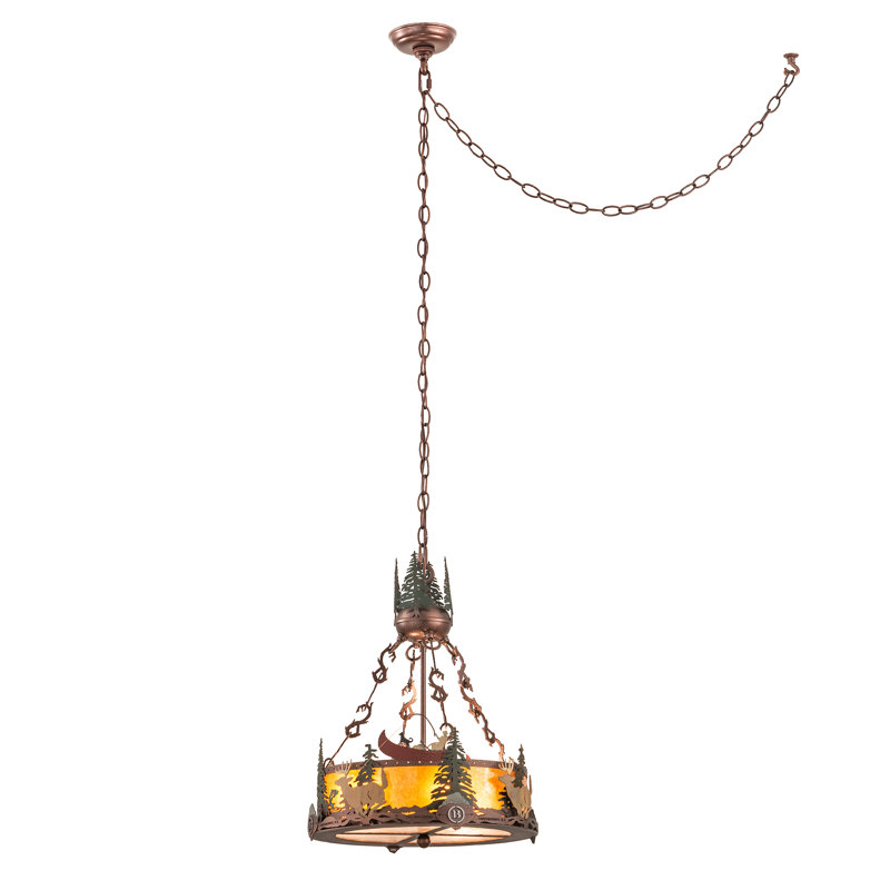 Rustic Lodge 3 - Light Chandelier