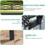 Banc de jardin en acier Jurnee
