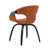 Afra 21.26'' W Swivel Polyester Upholstered Dining Arm Chair (Set Of 2)-1850992424