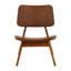 Quintero Teak Wood Occasional Chair, Brown