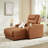 Kofel Vegan Leather Chaise Lounge with Wireless Charging and Cup Holder-1688603244