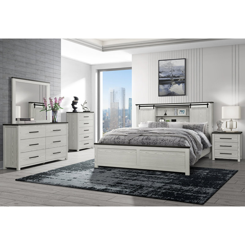Beige Nightstand