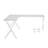 Demico L-Shaped Metal Base Computer Desk-2076591641
