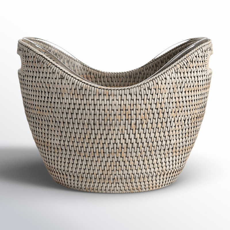 Mika Rattan Beverage Tub