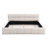 Chenille Upholstered Bed, Queen