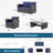 4-Piece Wicker Patio Conversation Set With Glass Table And Blue Cushions-1654072462-1654072463
