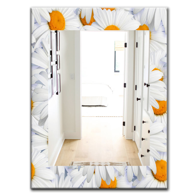 Miroir mural traditionnel à coeurs en cascade, H 39,4 po x l 29,5 po