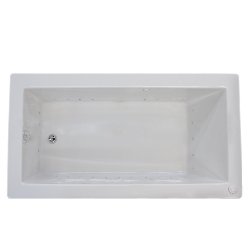 Guadeloupe 60'' x 41.5'' Air Bathtub, Left