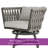 Mendee 6-Person 7-Piece Steel Swivel Patio Dining Set