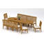 8 Seats 9 Pcs Grade-A Teak Wood Dining Set: 118" Double Extension Oval Table And 8 Caranas Armless Chairs #11Ca2600-448239761