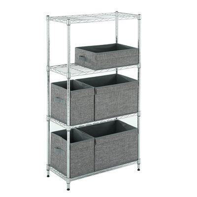 Jennnifer Steel Height -Adjustable Shelving Unit