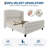 Bed Frame with Deep Button Tufted Wingback Headboard and Footboard, Velvet Upholstered Platform Bed Frame, No Box Spring Needed, Easy Assemble-1983533909-1983533907