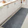 Twyla Classic Solid Low-Pile Machine-Washable Blue Rug