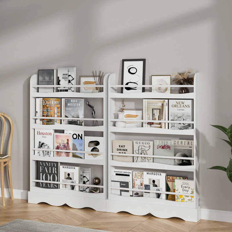 46.5" H X 31.5" W 4-Tier Kids' Bookshelf