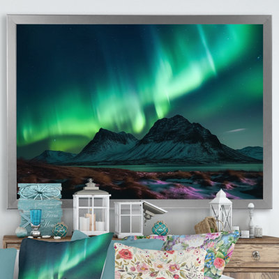 " Northern Lights In Stunning Arctic Mountains "