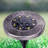 Silver Low Voltage Solar Powered Integrated LED Metal Pathway Light Pack-120193168