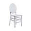 Chaises d'événements empilables en acrylique de style fantôme