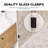 Mortix Spacious Easyclean Shower Screen - Tool-Free Fixed Panel, 10Mm(3/8'') Tempered Glass (32"W × 78"H)-116536627