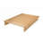 Minimalist Natural Style Mortise-and-tenon Bed Frame-285610000