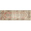 One-of-a-Kind Hand-Knotted 1960s 3' x 9'4" Runner Wool Area Rug in Red/Beige
