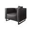 Fauteuil d'appoint en polyuréthane rembourré-1447698706
