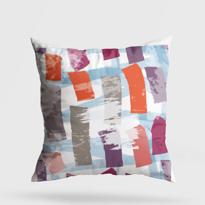Premium Washable Cushion, 17.0 x 17.0 Inches, 50% Cotton / 50% Polyester, Silicone Filling, Concealed Zip | Soft, Comfortable & Ironable | Perfect for Home Decor, Living Room & Bedroom Accents