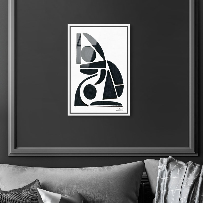 Manuel Roman - Abstracto High-Gloss Frameless Acrylic Glass Wall Art Abstract Print by Oliver Gal, Ready to Hang, 10 x 15