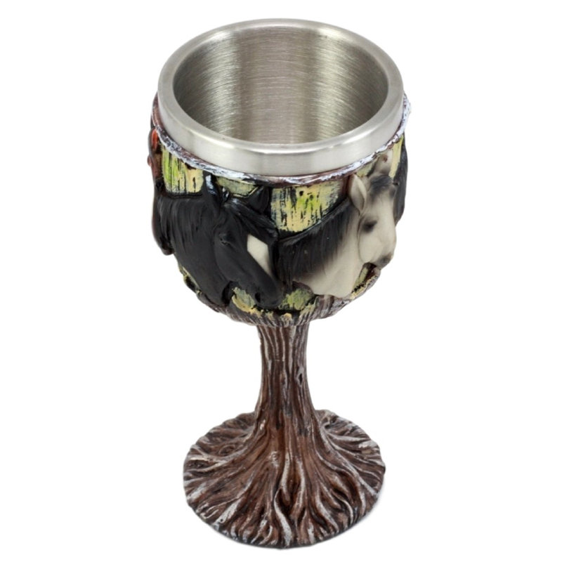 Verre à vin à racine en acier inoxydable 7 oz. Marthasville