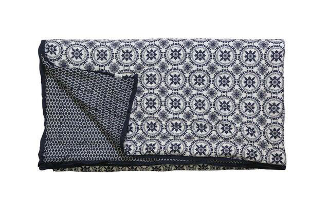 Cotton Damask Quilt, Queen Quilt + 2 Shams