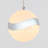 5 - Light Chrome LED Sphere Pendant