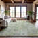 Premium Machine Washable Elize AMF1506 Floral Rug