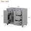 [Cabinet seulement] Meuble-lavabo gris de 36 po (lavabo non inclus)