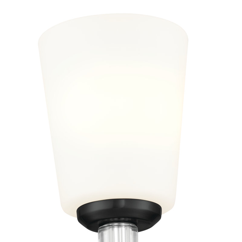 Evangelo Steel Armed Sconce, Black