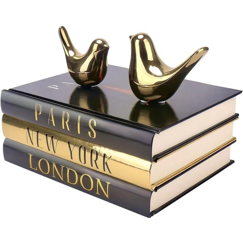 Home Decoration Books Bird Statues