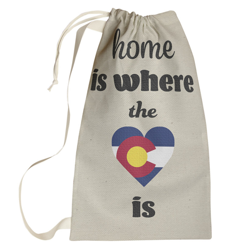 Sac à lessive Heart, Petit (H 64 po x l 20 po x 1,5 po), Colorado