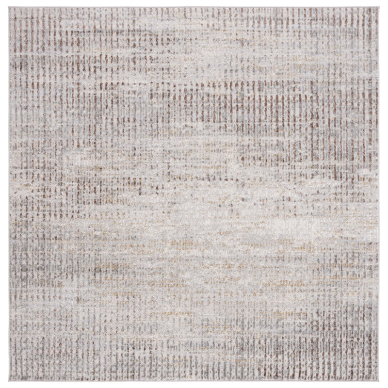 Palma Performance Abstract Rug, Square 6'7"
