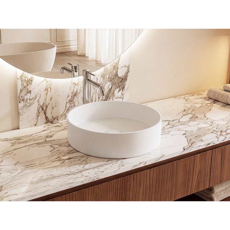 Countertop Basin SALITRAL 360 mm White