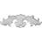Edwards 1.75'' H x 5.88'' W x 0.38'' D Urethane Onlay Scroll