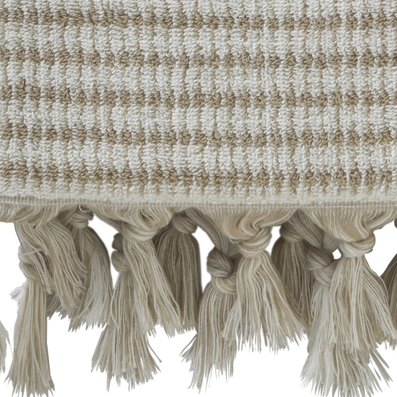 Yehuda Cotton Plush Bath Towel, Tan