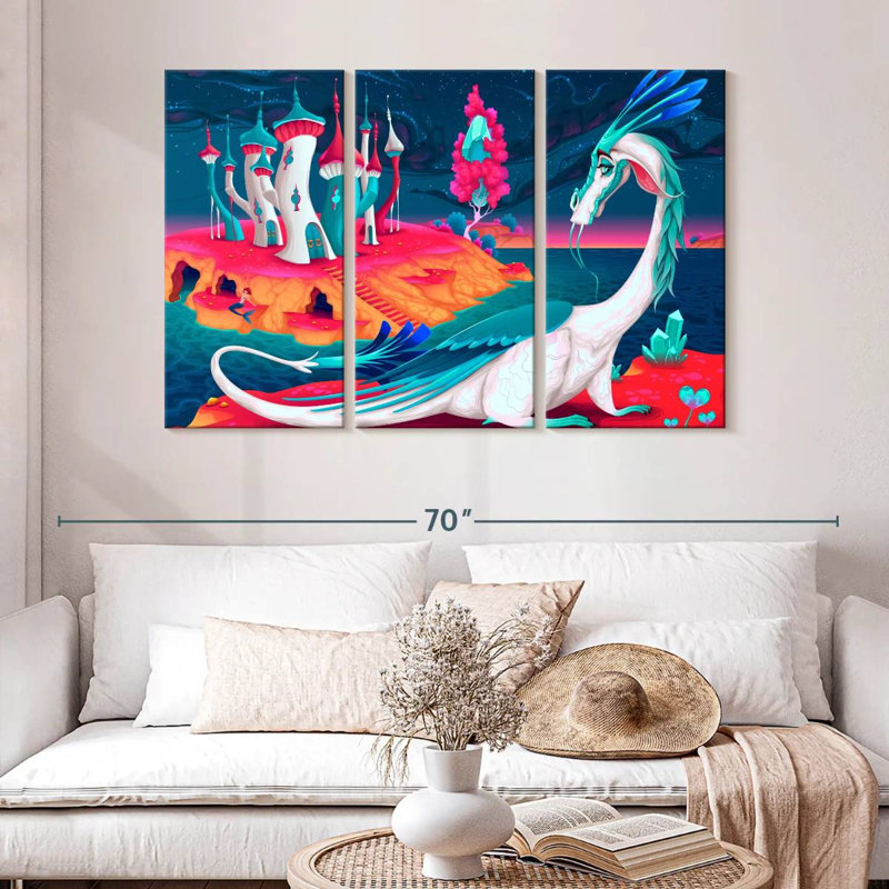 Dragon, 32" H x 50" W